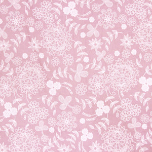 Stylish Peach 210 TC Cotton Floral Fitted Bedsheet At Best Price