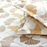 Floral Fitted Bedsheet with Pillow Covers - Brown