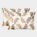 Soft Floral Print Pillow Cover Set In Brown Online At Best prices(2 Pcs)