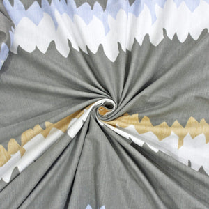 Best Microfiber Floral print Reversible AC Dohar Blanket In Grey