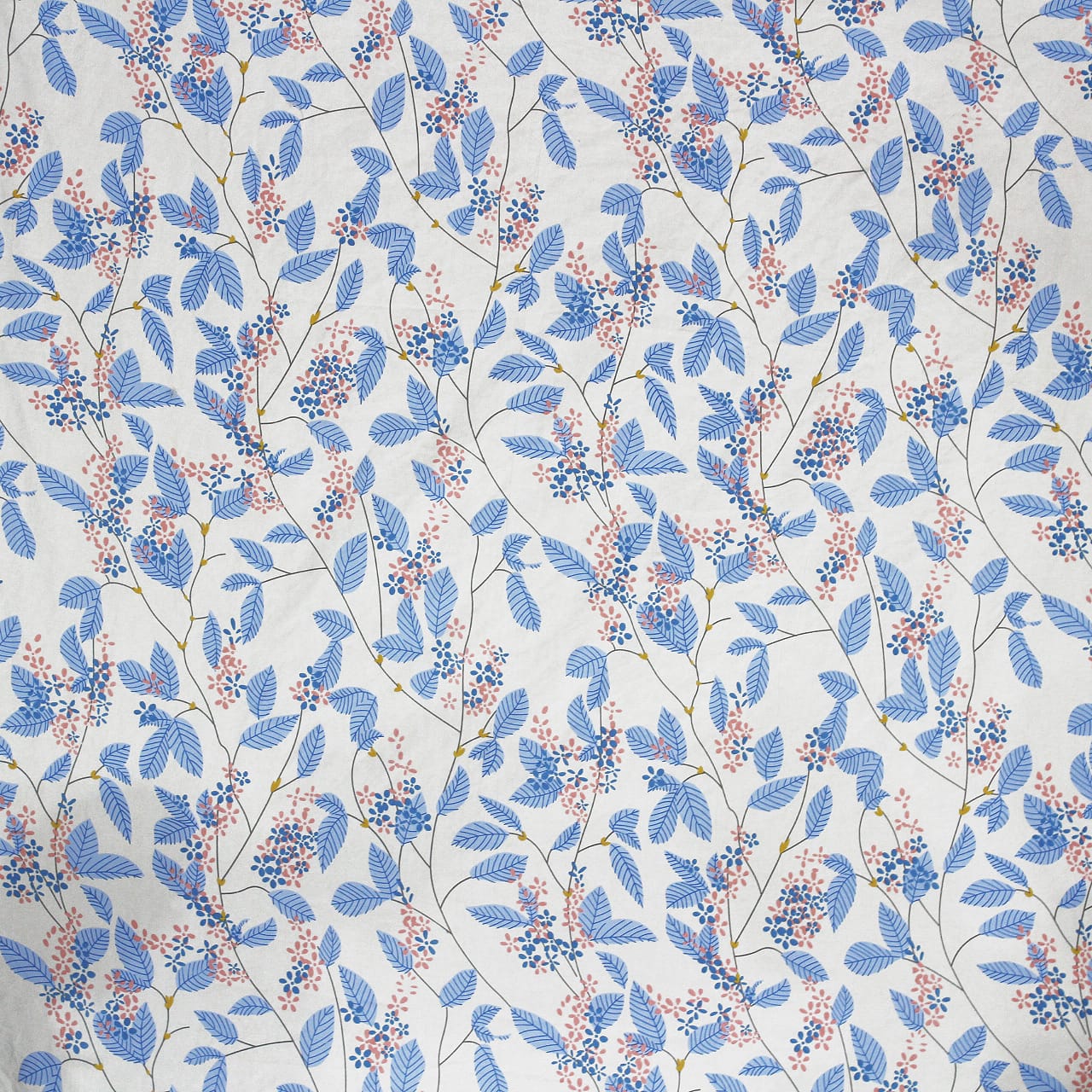 Best Microfiber Floral print Reversible AC Dohar Blanket In Blue