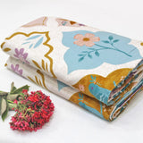 Best Microfiber Floral print Reversible AC Dohar Blanket In Multicolor