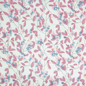 Cotton Floral Print 210 TC King Size Fitted Bedsheet In Magenta At Best Prices