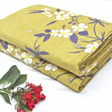 Microfiber Floral Reversible AC Dohar Blanket, Olive