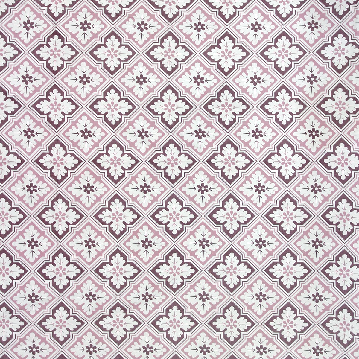 Cotton Floral Print 210 TC King Size Fitted Bedsheet In Magenta At Best Prices