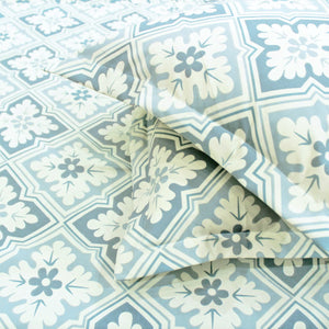 Cotton Floral Print 210 TC King Size Fitted Bedsheet In Multicolor At Best Prices