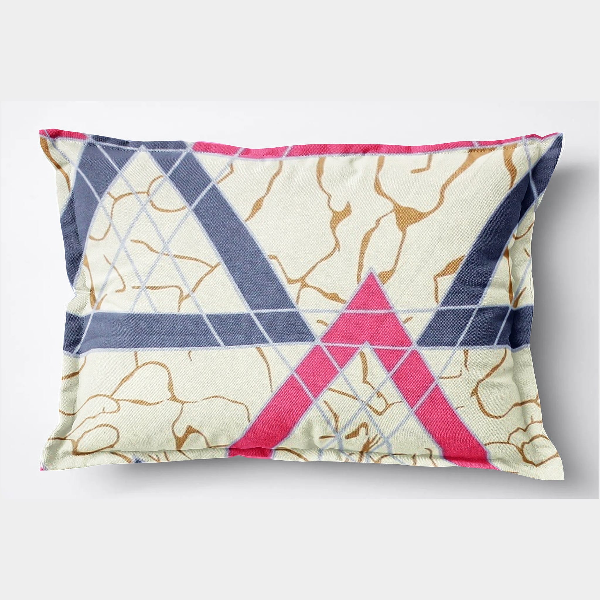 Soft Geometrical Print Pillow Cover Set In Multicolor Online At Best prices(2 Pcs)