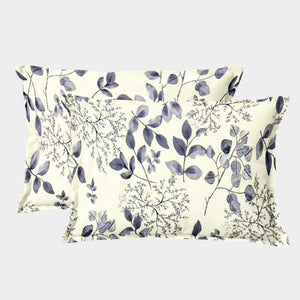 Soft Floral Print Pillow Cover Set In Multicolor Online At Best prices(2 Pcs)