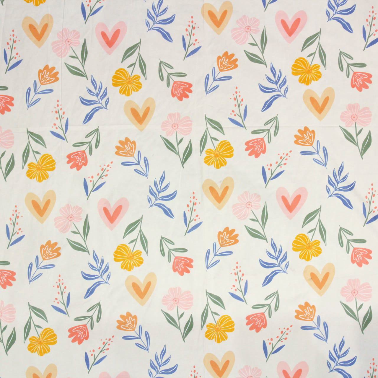 Multicolor Festive Collection Floral Dohar Bedsheet Set (4 Pc) online in India