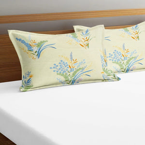 Soft Floral Print Pillow Cover Set In Multicolor Online At Best prices(2 Pcs)