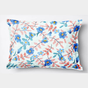 Soft Floral Print Pillow Cover Set In Multicolor Online At Best prices(2 Pcs)