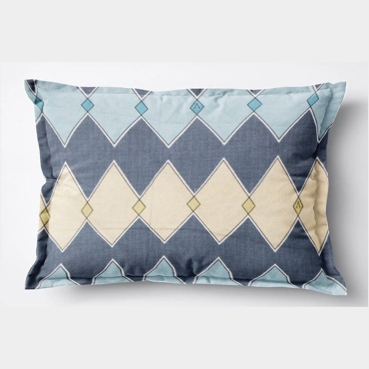Soft Geometrical Print Pillow Cover Set In Multicolor Online At Best prices(2 Pcs)