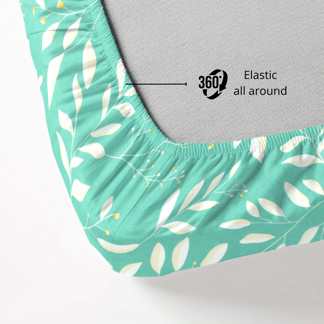elastic all around  Fitted Bedsheet 