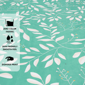 Close up of Floral Fitted bedsheet design