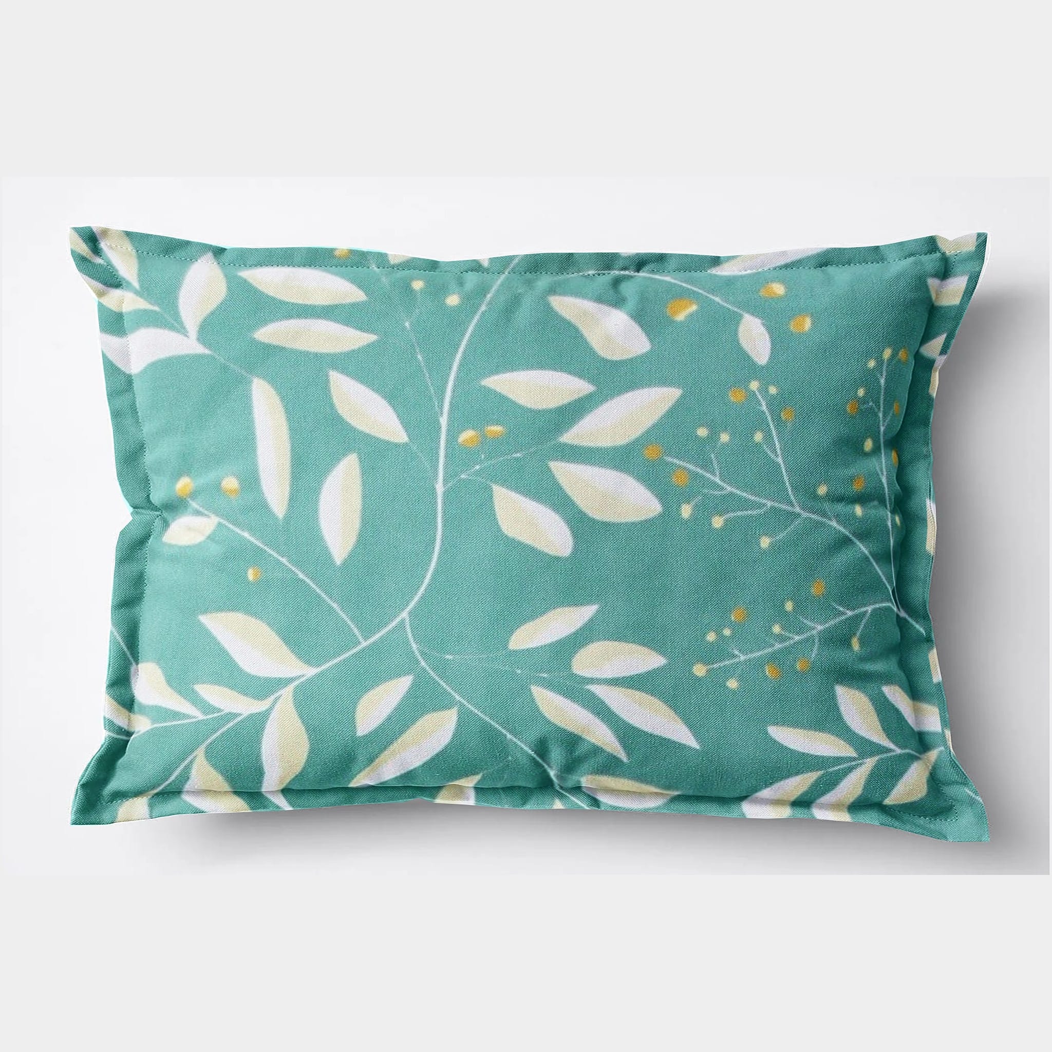 Soft Floral Print Pillow Cover Set In Green Online At Best prices(2 Pcs)
