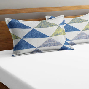 Soft Geometrical Print Pillow Cover Set In Multicolor Online At Best prices(2 Pcs)