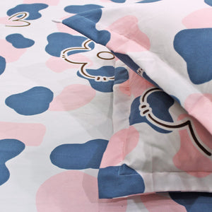 Soft Cotton Floral Print 210 TC Fitted Bedsheet In Multicolor At Best Prices