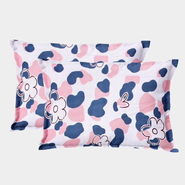 Printed Floral Set of 2 Pcs Pillow Cover - Multicolor
