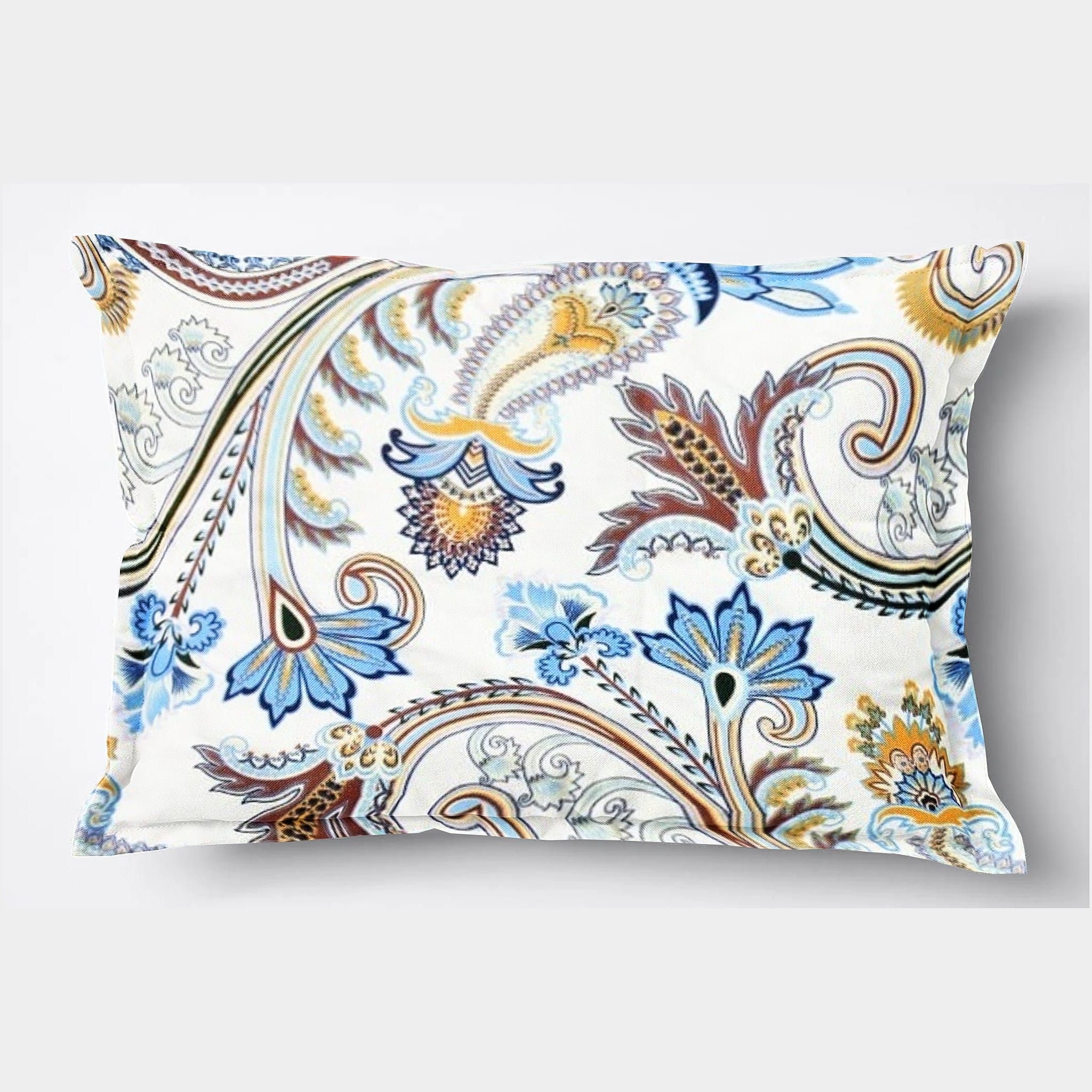 Soft Floral Print Pillow Cover Set In Multicolor Online At Best prices(2 Pcs)