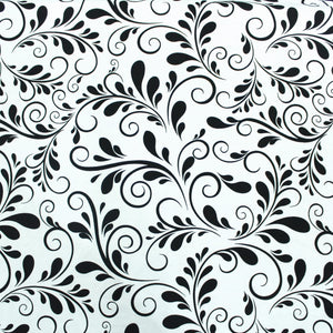 Cotton Floral Print 210 TC King Size Fitted Bedsheet In Black