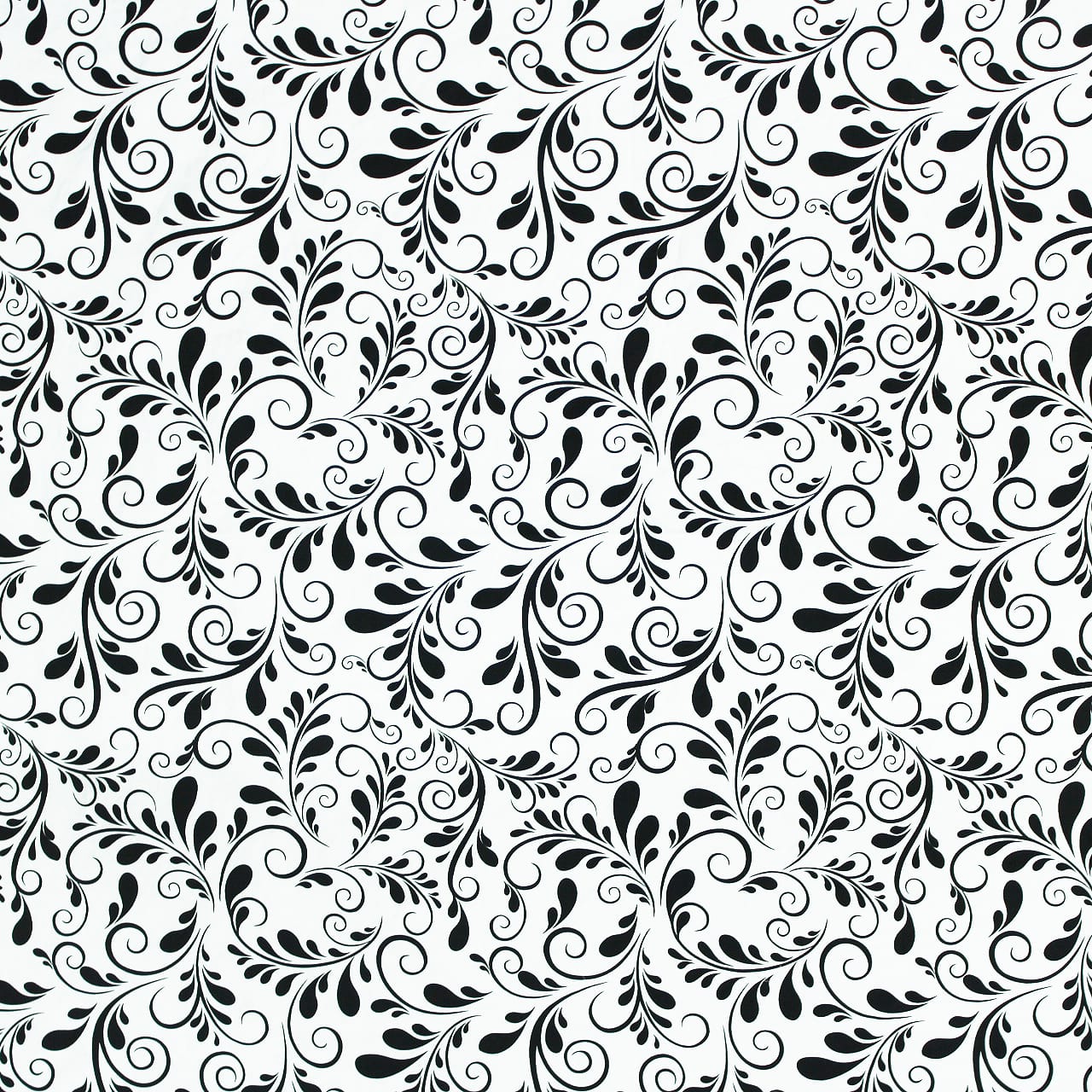 Cotton Floral Print 210 TC King Size Fitted Bedsheet In Black