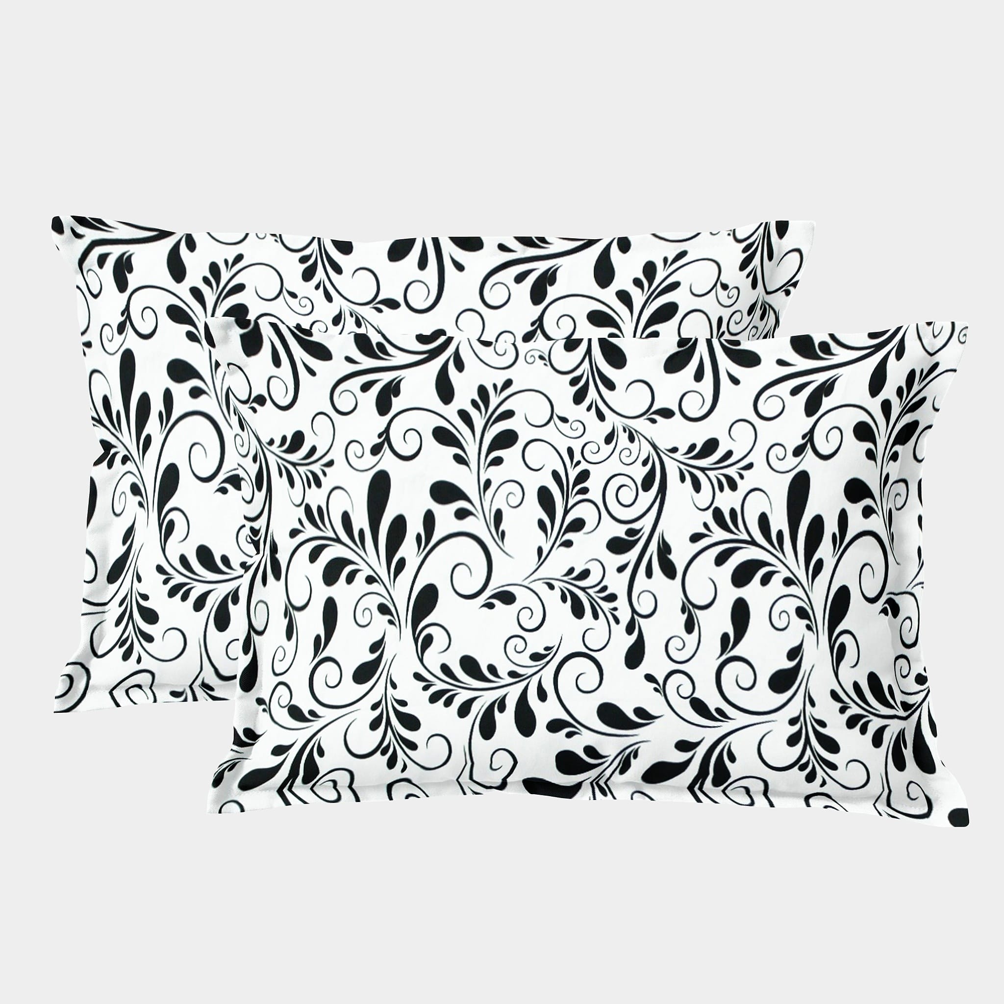 Printed Floral Set of 2 Pcs Pillow Cover - Multicolor