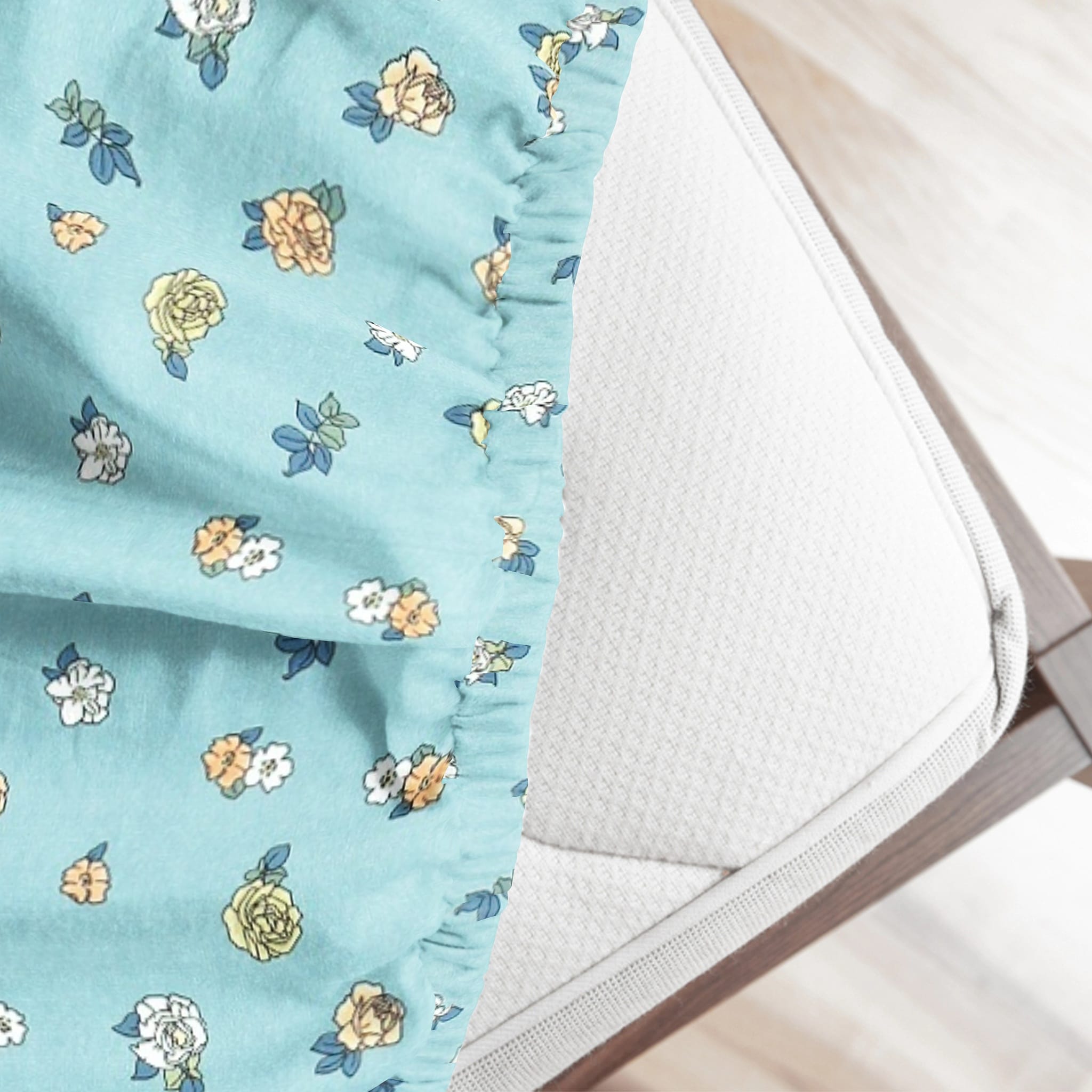Elastic fitted bedsheet