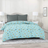 Printed Multicolor Floral Duvet Cover/Quilt Cover with Zipper