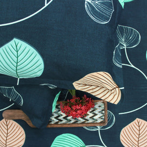 Cotton Floral Print Fitted Bedsheet 