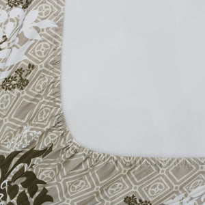 Fitted Bedsheet In Khaki