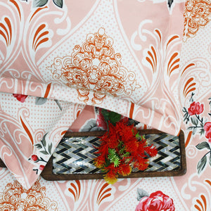 Fitted Bedsheet With Matching Pillow Cover  