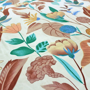 Floral cotton bedsheet design