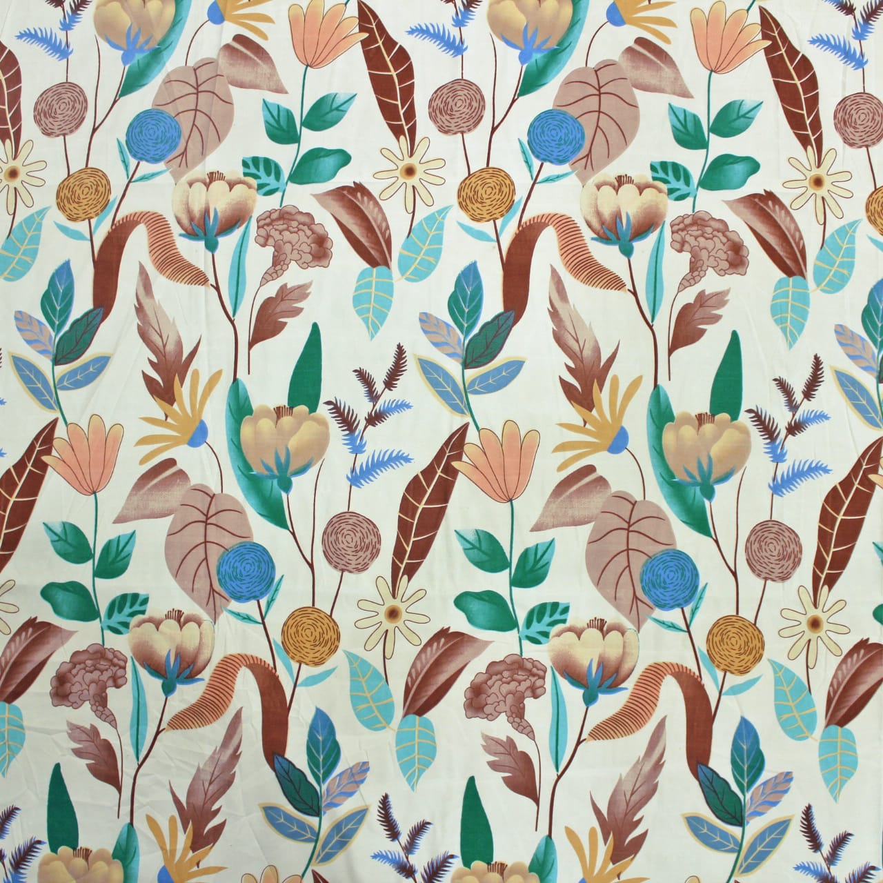 Close Up Floral cotton bedsheet design