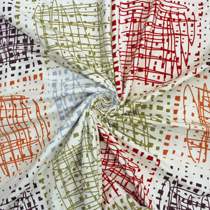 Fitted Bedsheet displayed in swirl