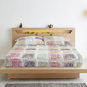 fitted bedsheet with pillow Cover