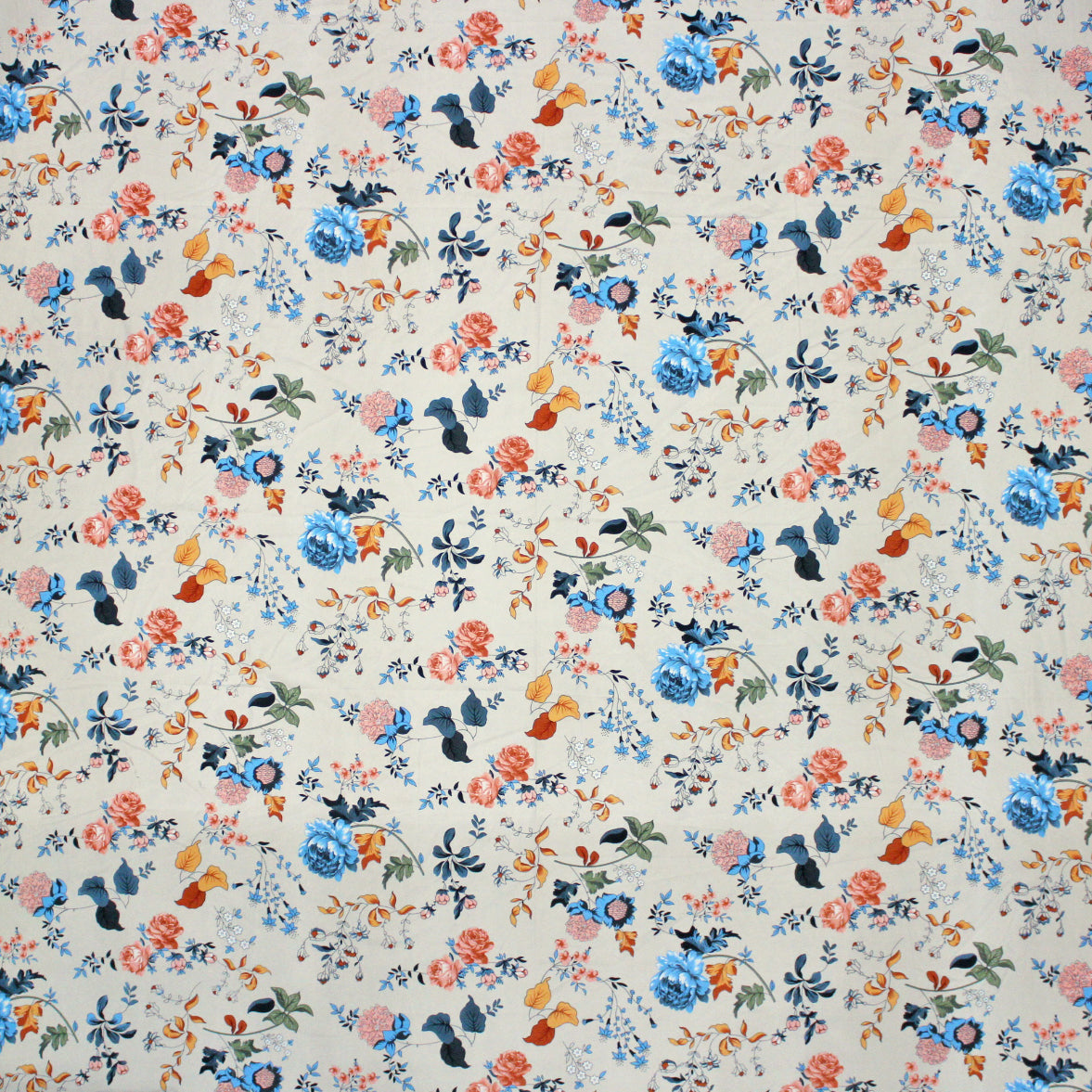 Full View Floral Fitted bedsheet design