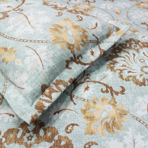Close-up Fitted Bedsheet  with Pillow Cover 
