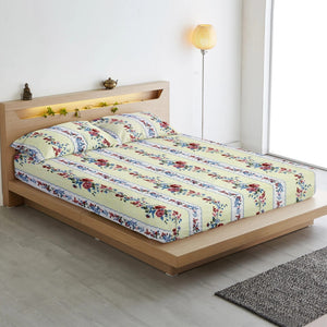 Fitted Bedsheet with Pillow Covers