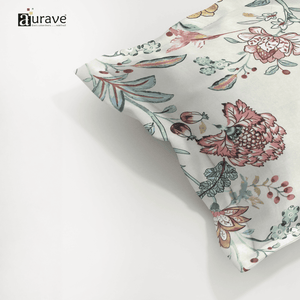 Printed Floral Set of 2 Pcs Pillow Cover - Multicolor