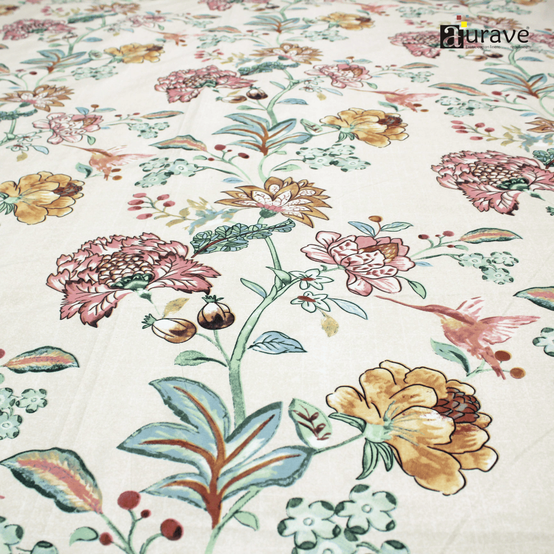 Full View Printed Floral Design 