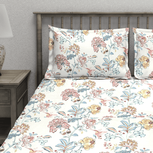 Fitted Bedsheet with Pillow Covers