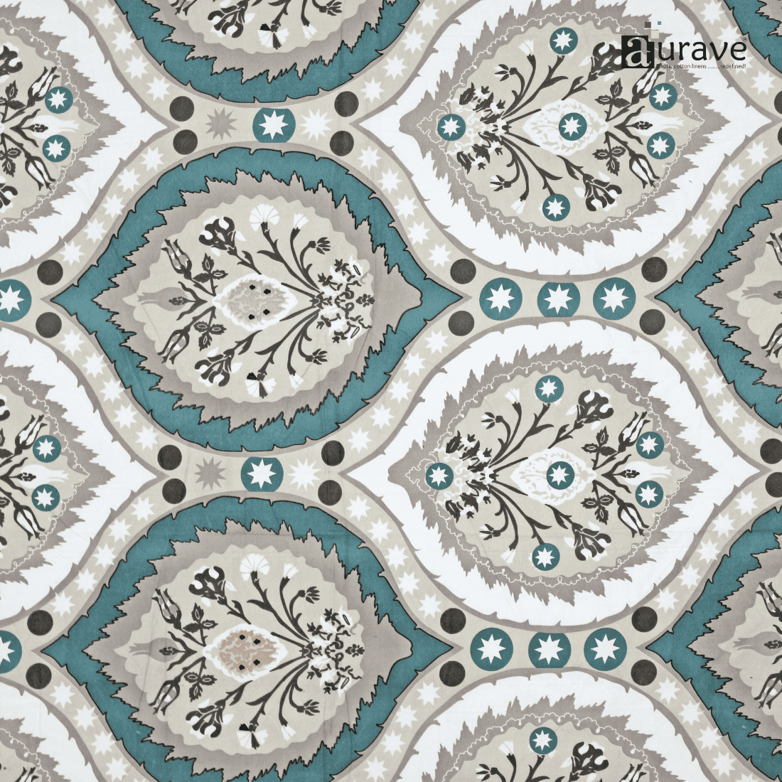 Full View Printed Floral Design 