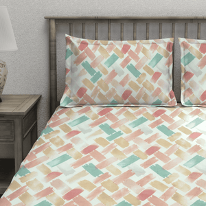Fitted Bedsheet with Pillow Covers