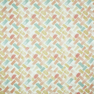 Full design view of geometric Fitted Bedsheet