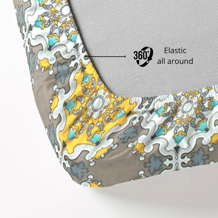 Bedsheet elastic all around feature 
