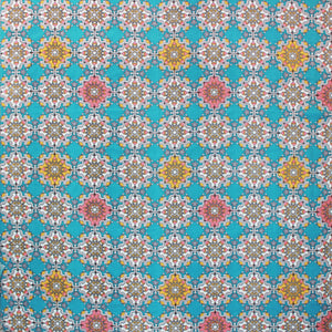 Close up of Damask Fitted bedsheet design