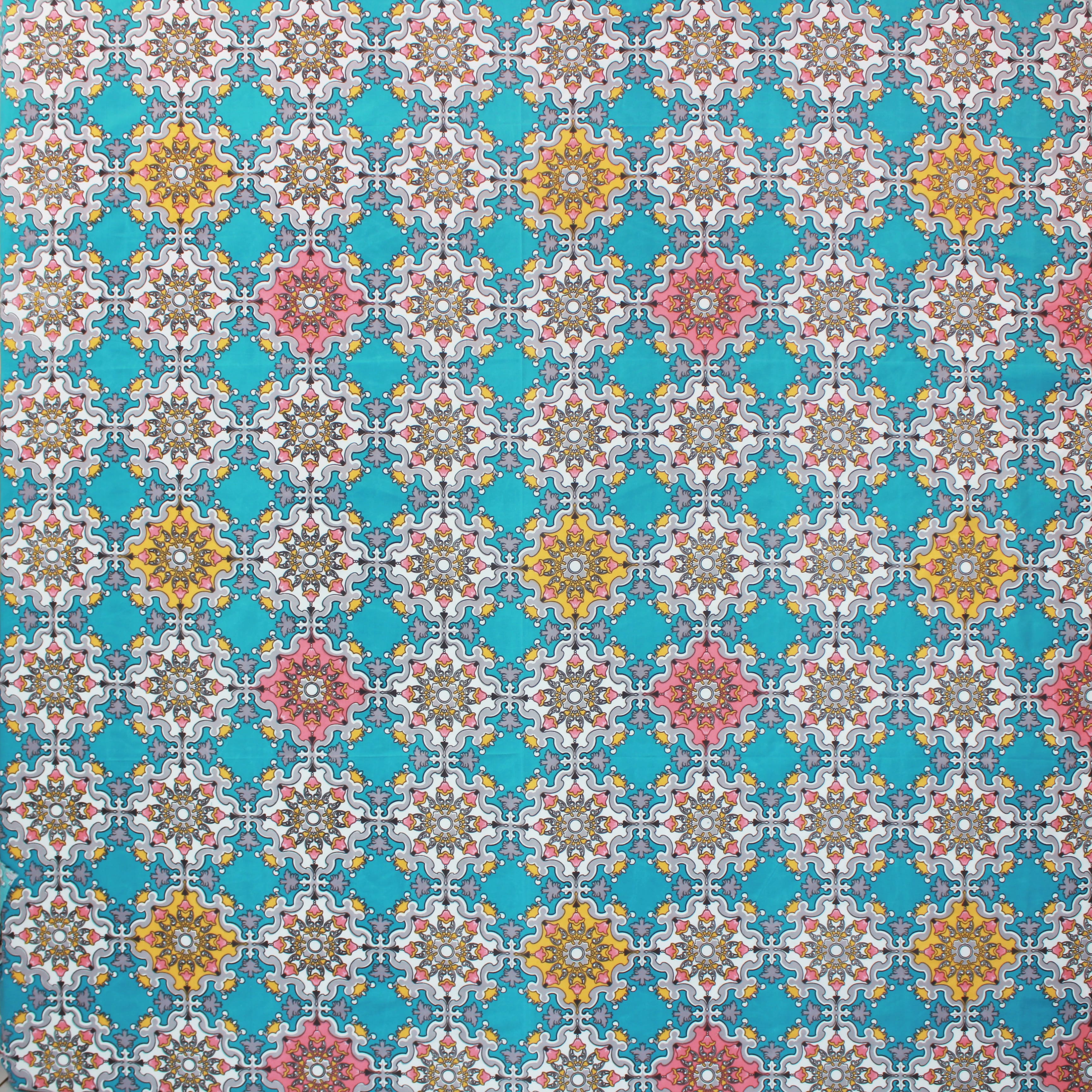 Close up of Damask Fitted bedsheet design