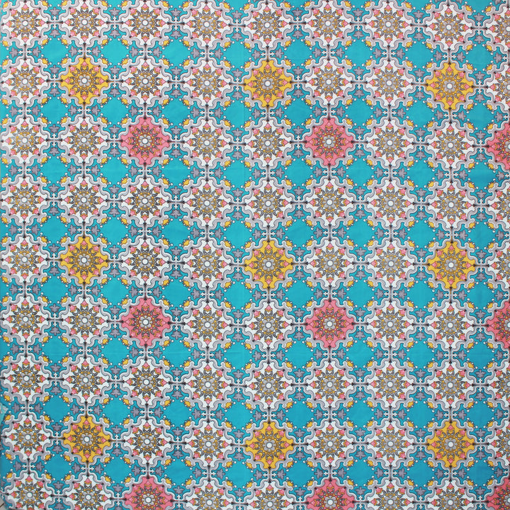 Close up of Damask Fitted bedsheet design