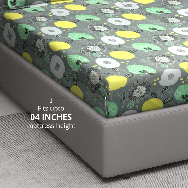 Floral Fitted bedsheet 
