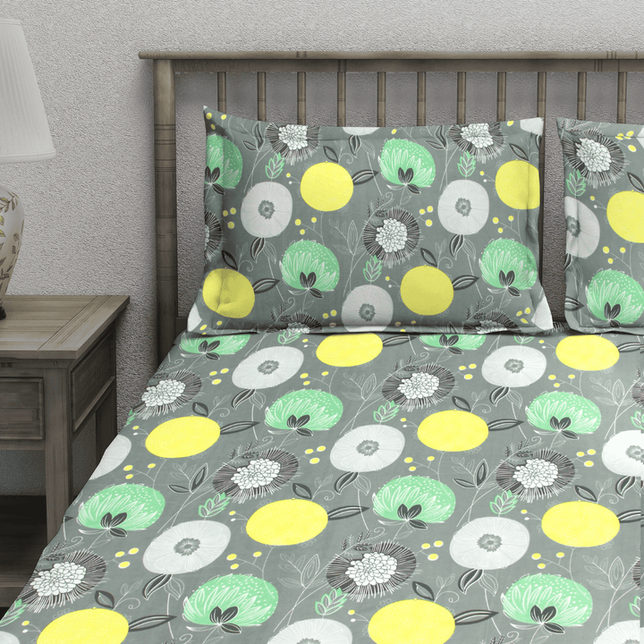 Fitted Bedsheet with Pillow Covers